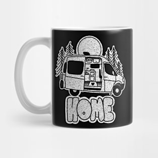 Home is where you park it. Mug